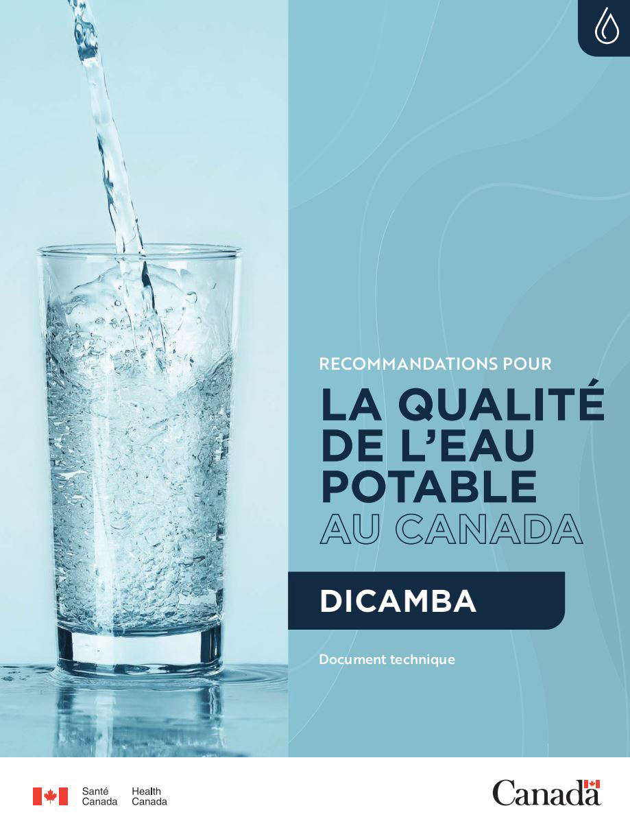 Recommandations pour la qualité de l'eau potable au Canada : document technique – le dicamba