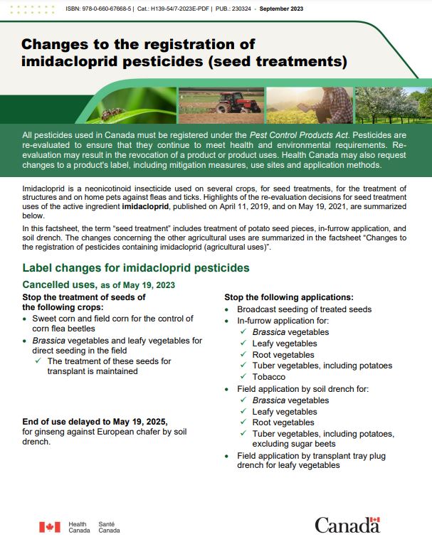 changes-registration-imidacloprid-pesticides-seed-treatments