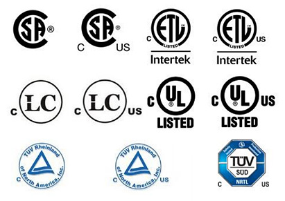 Canadian certification marks