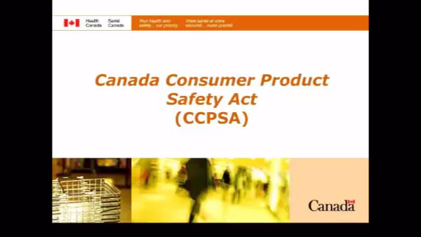 Canada Consumer Product Safety Act - Webinar