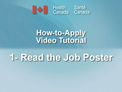 How-to-Apply Video Tutorial Step 1 - Read the Job Poster