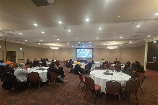 Members of the Keepers of the Circle and AnânauKatiget Tumingit Regional Inuit Women's Association Inc.