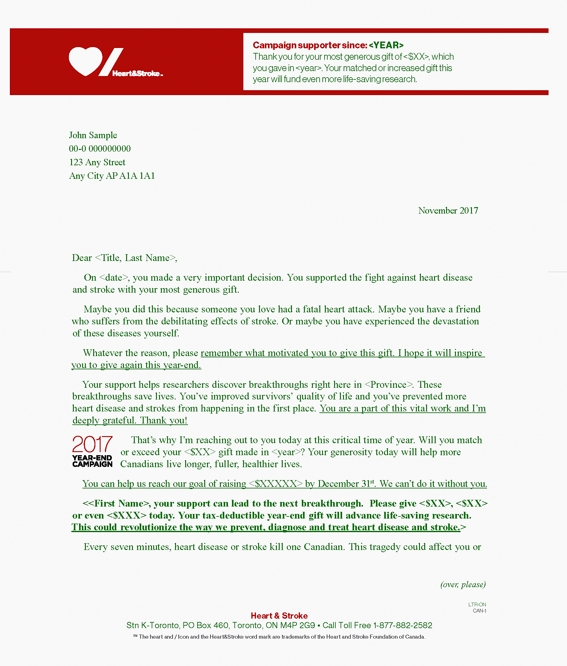 Control letter (page 1)