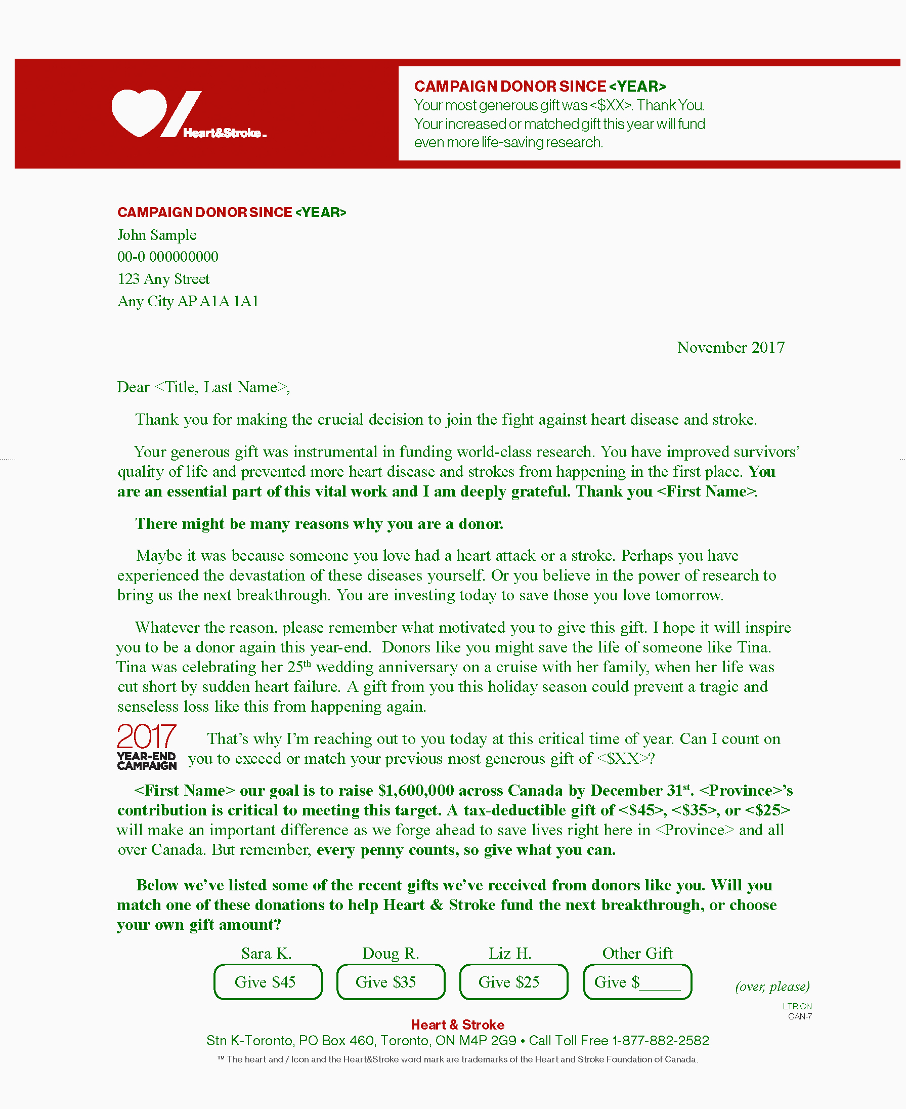 Identity + social matching letter (page 1)