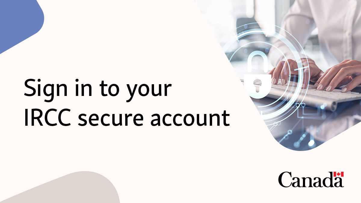 Sign in to your IRCC secure account