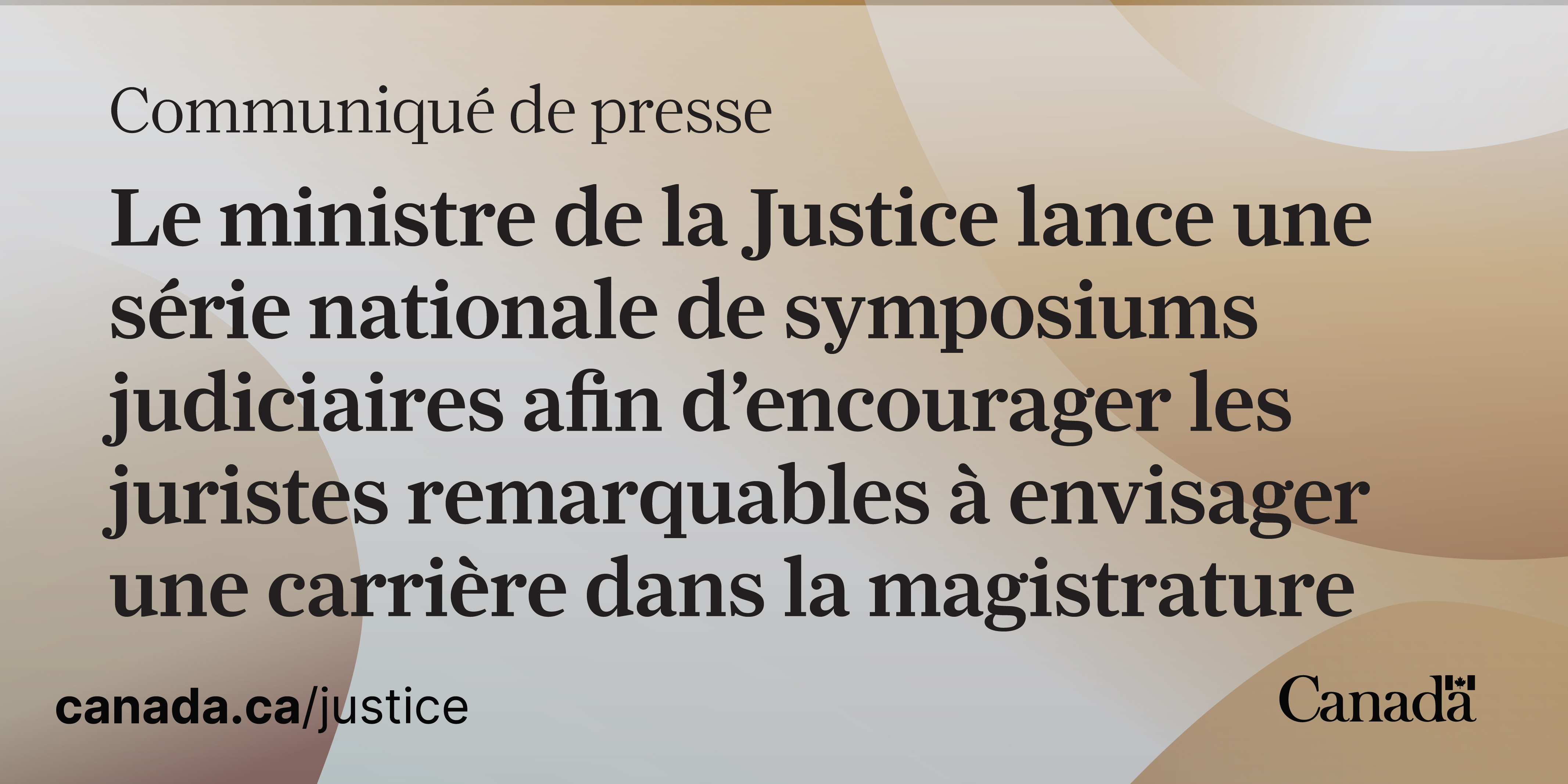 Justice Minister Sean Fraser launches national judicial symposium tour