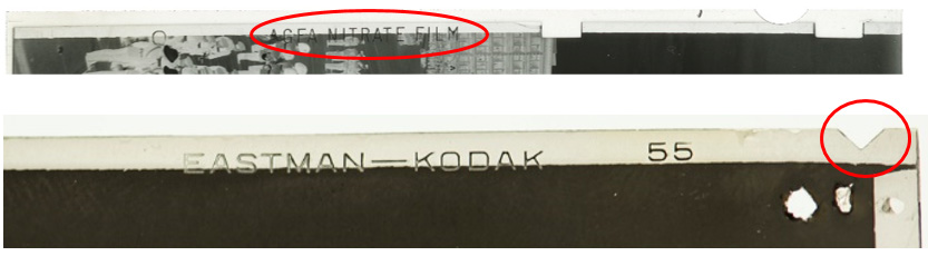 Edges of two negatives