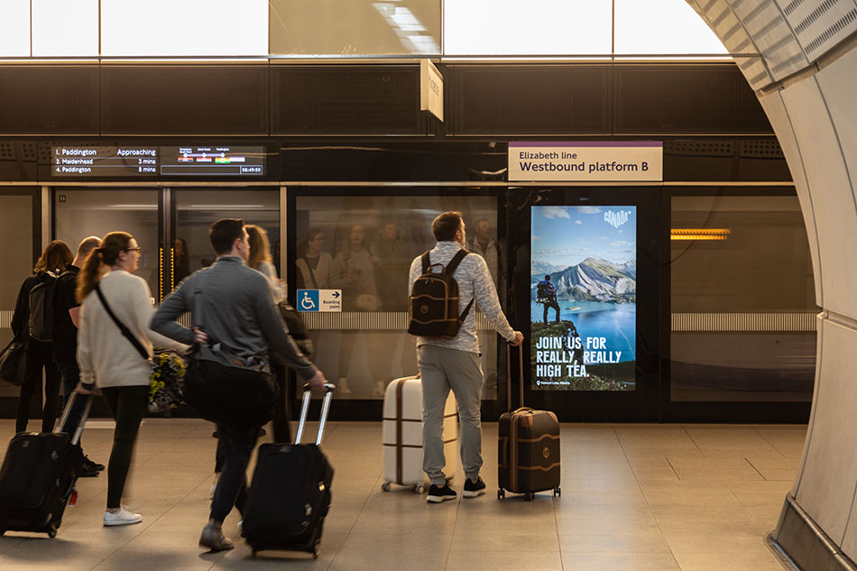 Canadian summer and fall media campaign in London, England