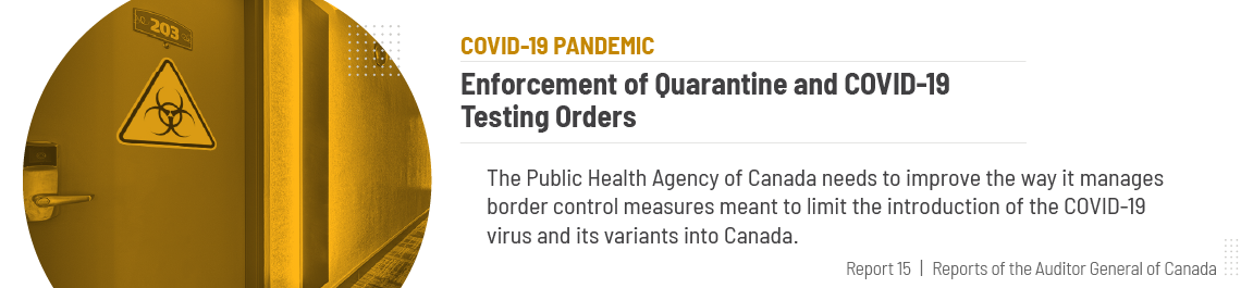 Illustration with a quote concerning the report