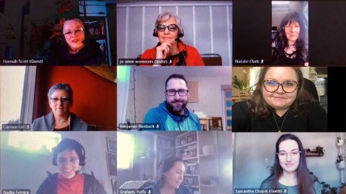 Academic Advisory Circle - Hannah Scott, Jo-Anne Wemmers, Natalie Clark; Carmen Gill, Benjamin Roebuck, Ombudsman Heidi Illingworth; Dr. Nadia Ferrara, Holly Graham, Samantha Chopik