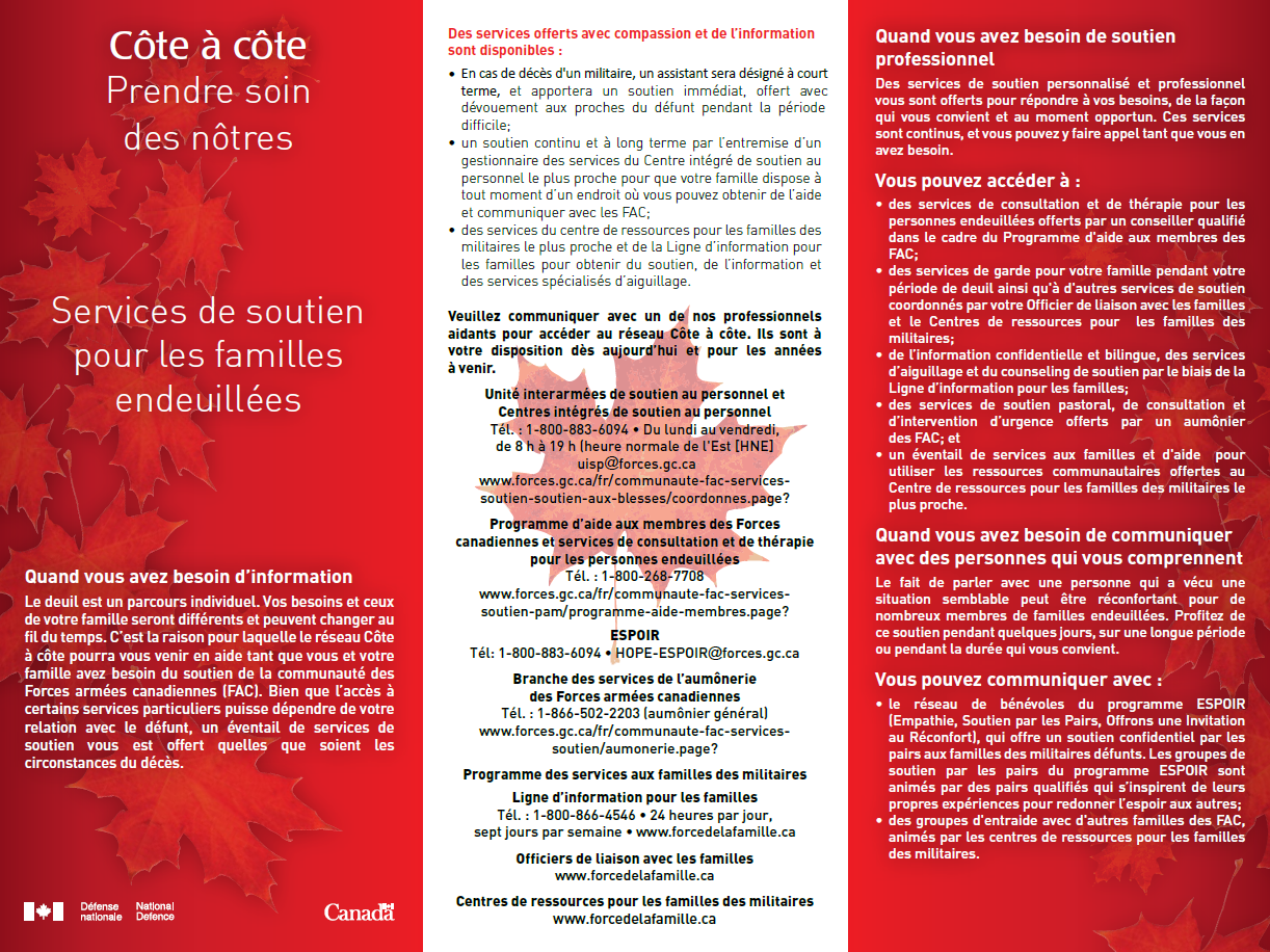 Brochure Côte à côte