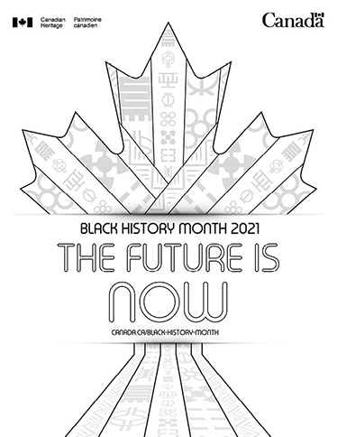 Black History Month free printable and colourable Black History Month poster