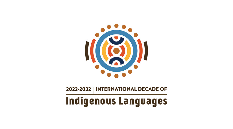 Logo of the 2022-2023 International Decade of Indigenous Languages