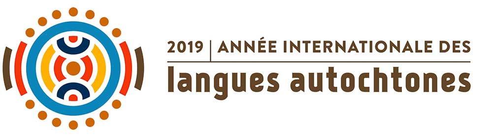 2019 logo de l'Année international des langues autochtones
