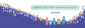 Version Twitter du 75e anniversaire de la Déclaration universelle des droits de l’homme