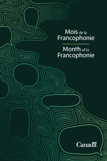 Affiche bilingue du Mois de la Francophonie