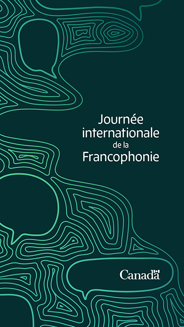 Visuel pour Instagram pour la Journée internationale de la Francophonie