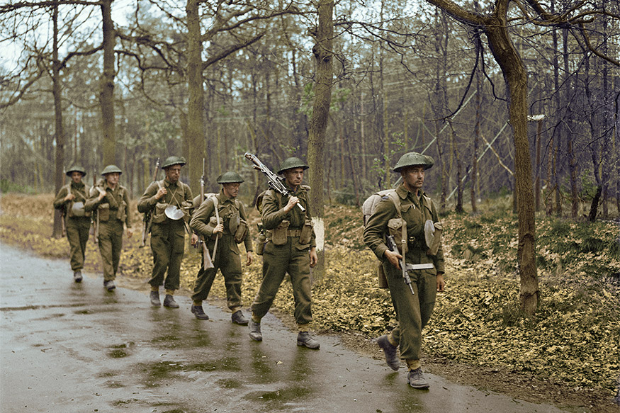 Version en couleur de Les « D-Day Dodgers »
