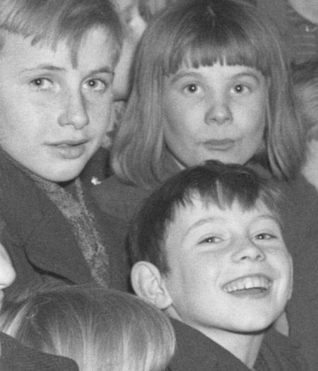 Version en noir et blanc de Sinter Klaus