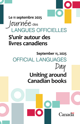 Affiche bilingue de la Journée des langues officielles