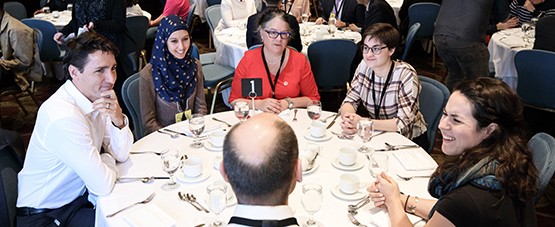 PMYC members discuss issues with the Prime Minister and Cabinet