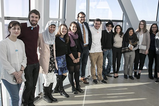 PMYC members at the Canadian Museum for Human Rights