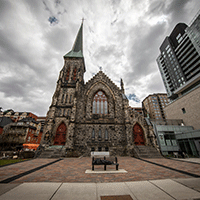 Photo of the exterior of Christ Church Cathedral.