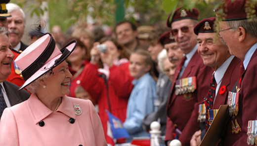 queen elizabeth visit canada