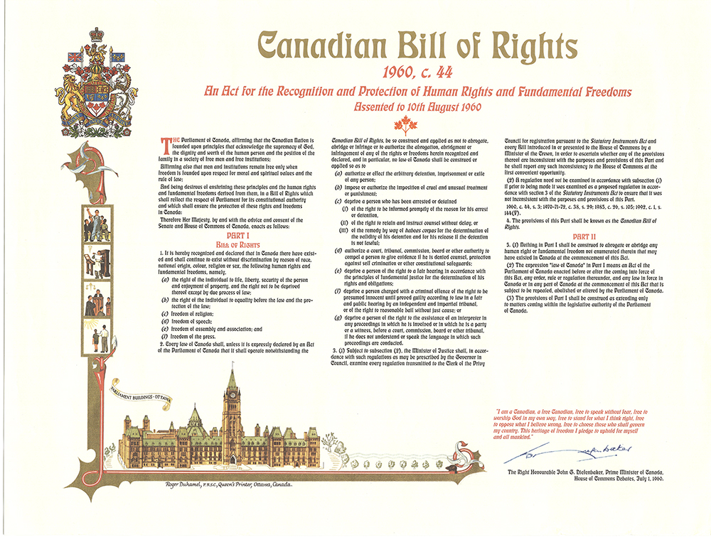 Canadian Bill of Rights