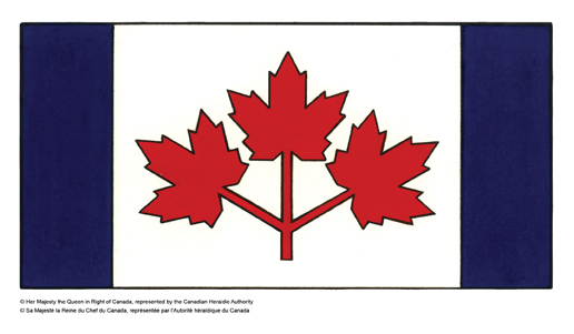 Proposition pour le drapeau canadien – dessin 2 de 3.