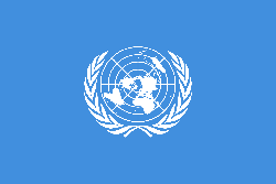 Le drapeau des Nations Unies