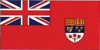 Le Red Ensign canadien de 1957 à 1965