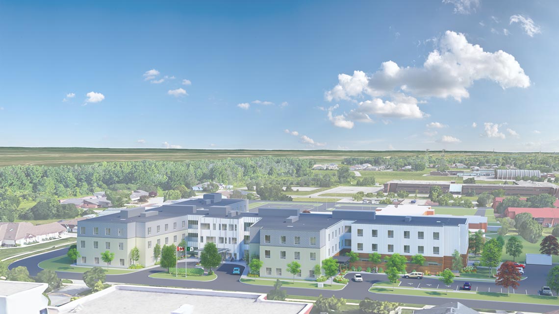 An artist's rendering of the new Foyer Richelieu long-term-care home in Welland to be built before 2025.