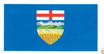 The flag of Alberta