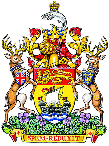 The Coat of Arms of New Brunswick