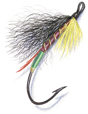 The fishing fly of New Brunswick, the Picture Province Atlantic salmon fly