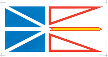 The flag of Newfoundland and Labrador
