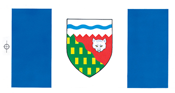 The flag of the Northwest Territories