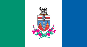 The flag of Yukon
