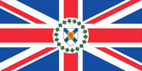 Le drapeau du lieutenant-gouverneur de la Nouvelle-Écosse.