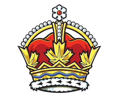 La couronne royale canadienne