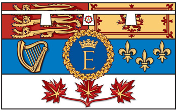 Le drapeau du duc d’Édimbourg