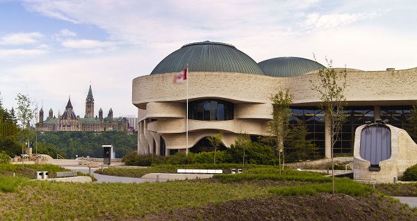 Front entrance of the Canadian Museum of History