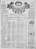 Front page of the newspaper 'Le Canadien' from 1840, featuring a garland of maple leaves.