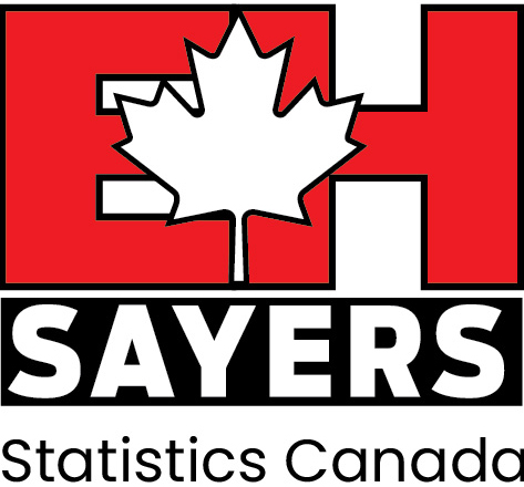 Eh Sayers logo with the words 'Statistics Canada' at the bottom