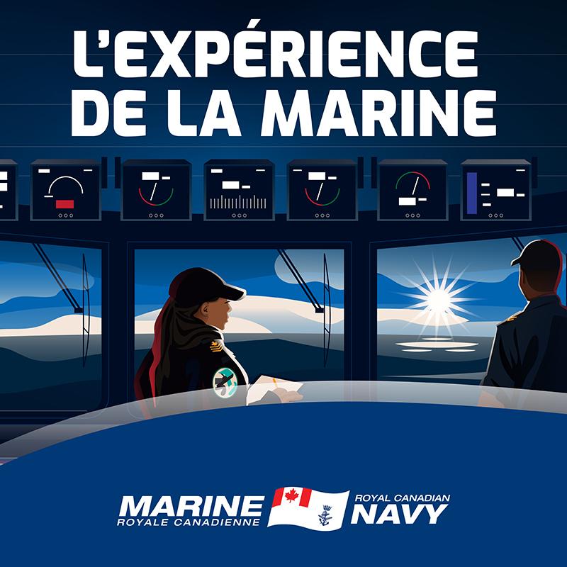 L’expérience de la Marine royale canadienne. Marine royale canadienne – Royal Canadian Navy