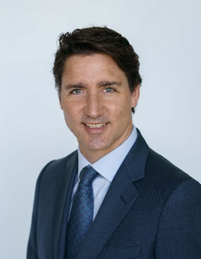 Portrait du très honorable Justin Trudeau