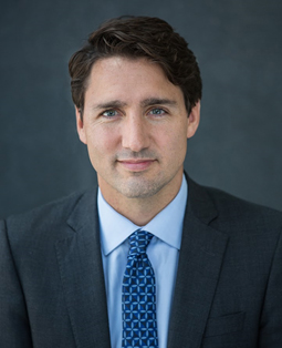 Portrait du Premier ministre Justin Trudeau