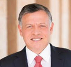 Headshot of His Majesty Abdullah II of Jordan