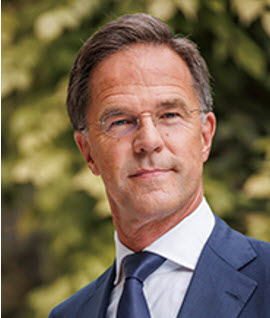 Headshot of Mark Rutte